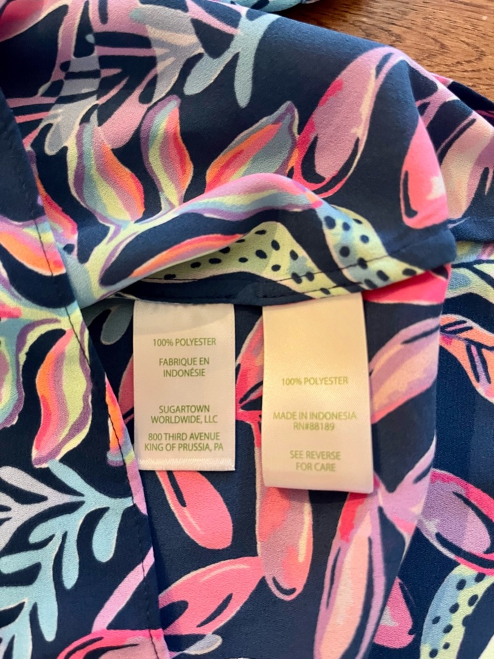 Lilly Pulitzer Pamala Lileeze Top in Oyster Bay - Picture 3 of 5